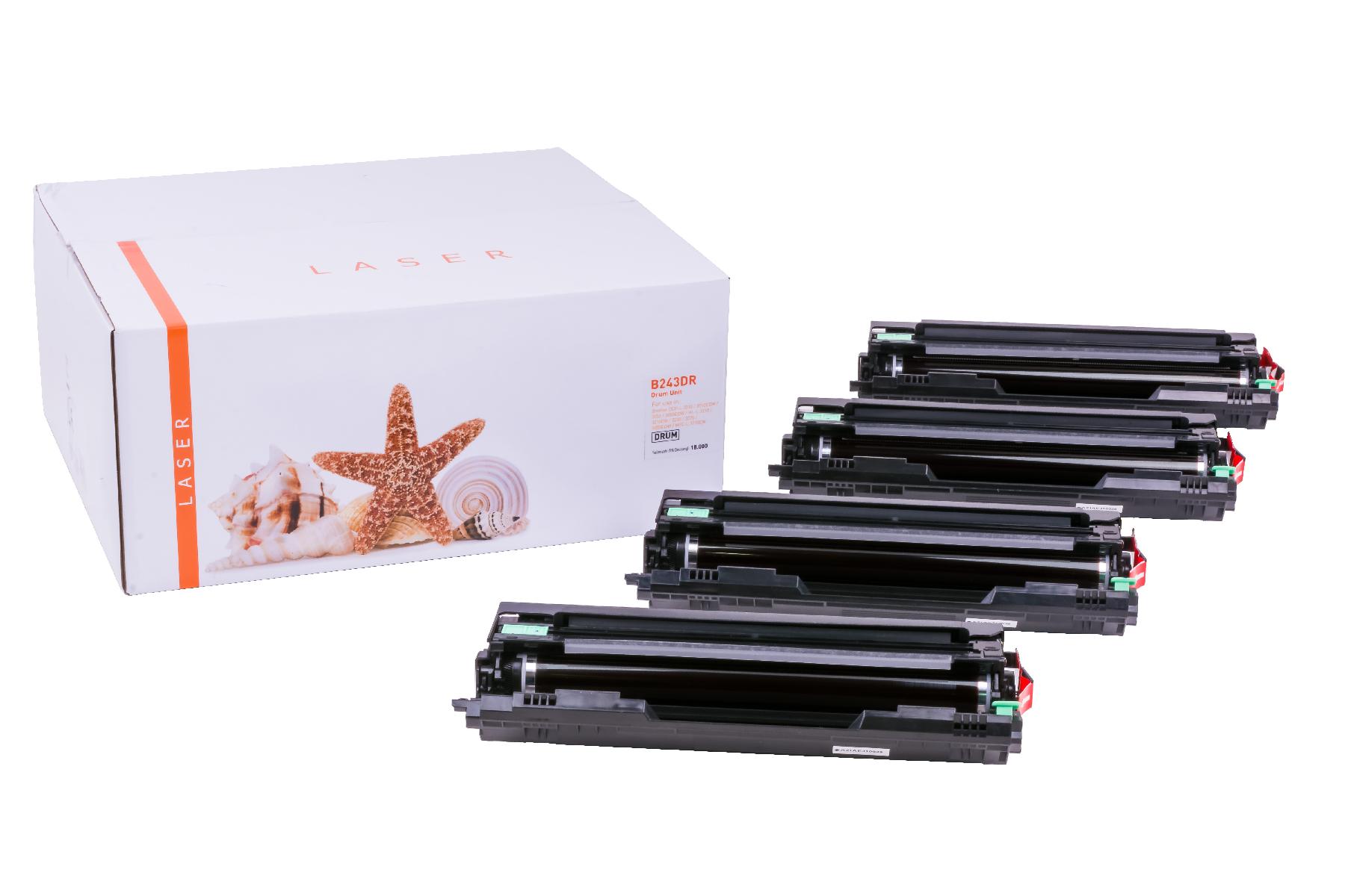 DR243CL alternativ Trommel BK,C,M,Y für Brother / DR243CL / 18.000 Seiten