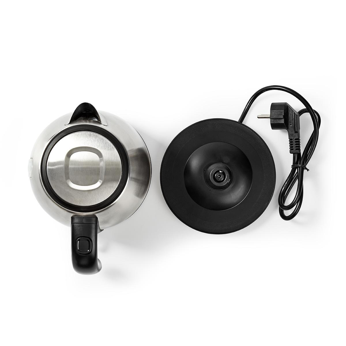 Wasserkocher | 1.0 l | Edelstahl | Aluminium | Um 360 Grad drehbar | Verdecktes Heizelement | Strix Controller | Boil-dry protection
