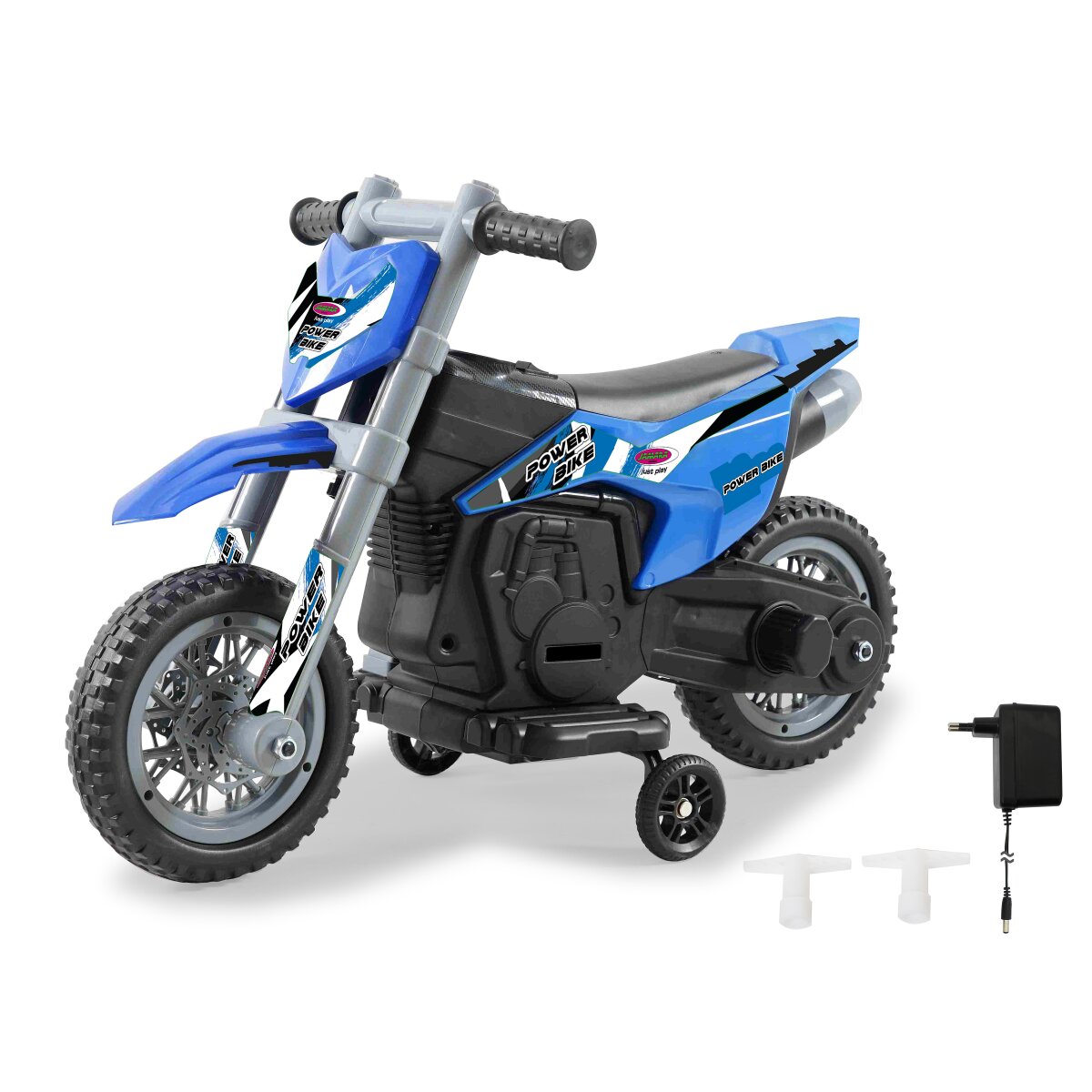 Kindermotorrad Power Bike blau