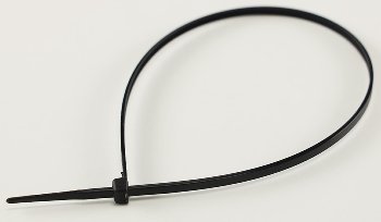 Kabelbinder 300mm x 3,5mm, schwarz, 100er Pack, hohe Zugkraft, UV fest