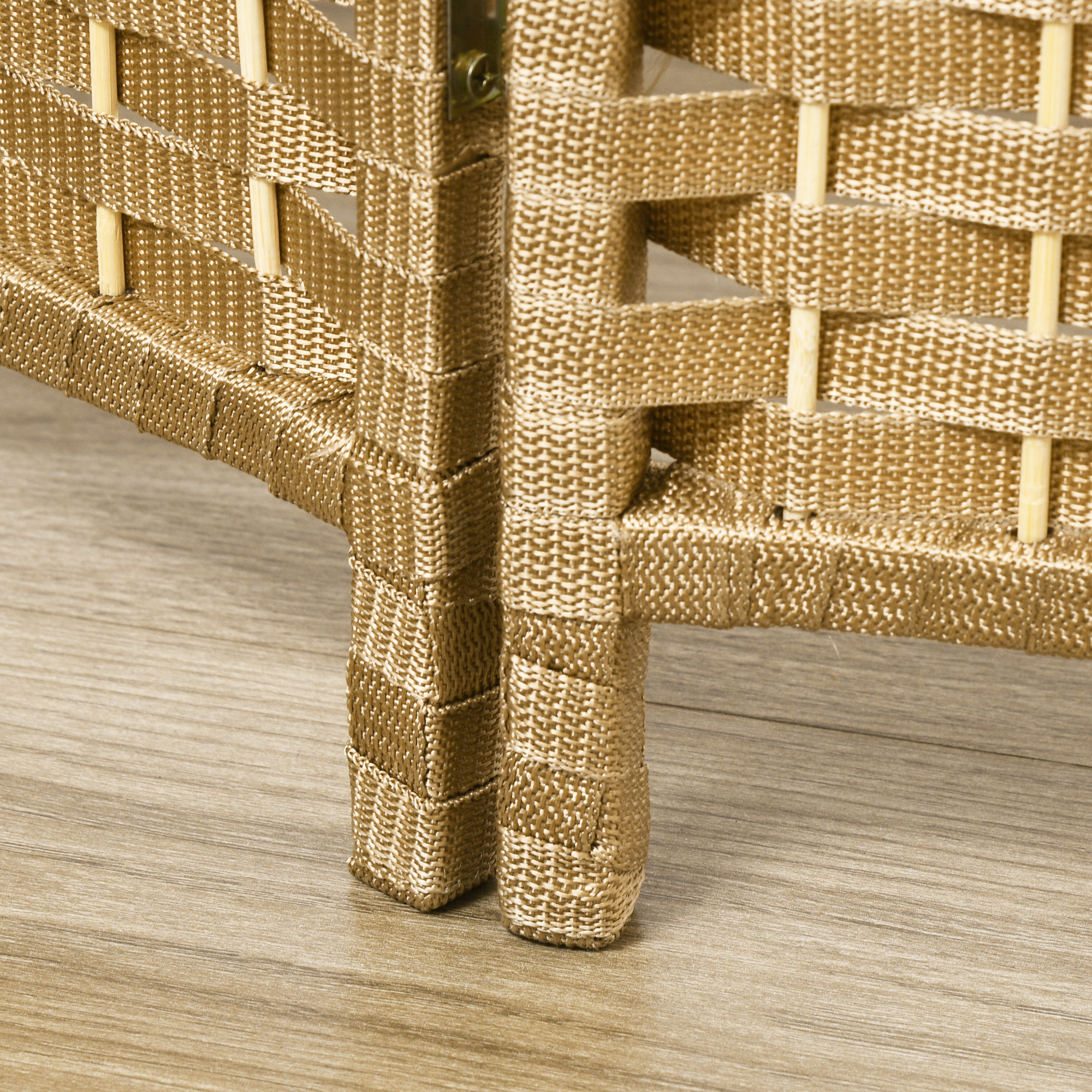 8-teiliger Raumtrenner, Faltbarer Sichtschutz, Sichtschutzwand für Wohnzimmer, Schlafzimmer, Homeoffice, Natur