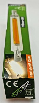 LED Strahler 8W R7s "RS118 COB8", 360°, 4200k, 950lm, 118mm, neutralweiß