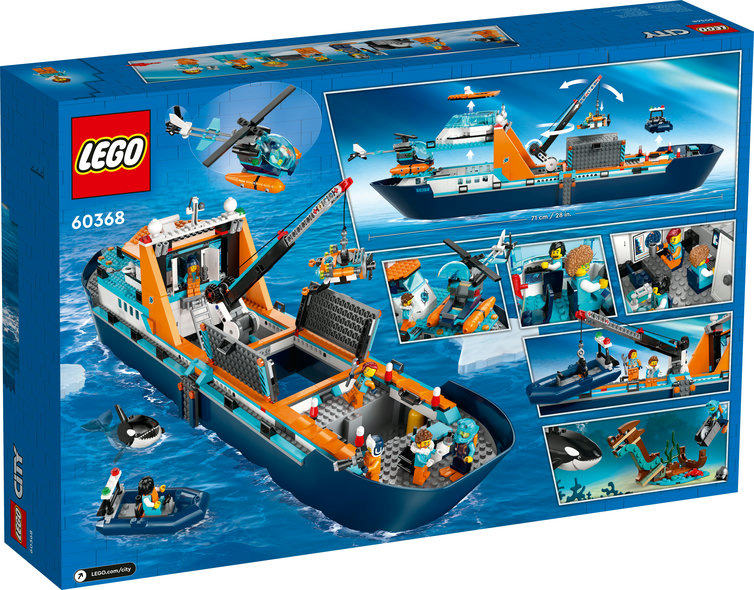 LEGO® 60368 - City Arktis-Forschungsschiff (815 Teile)