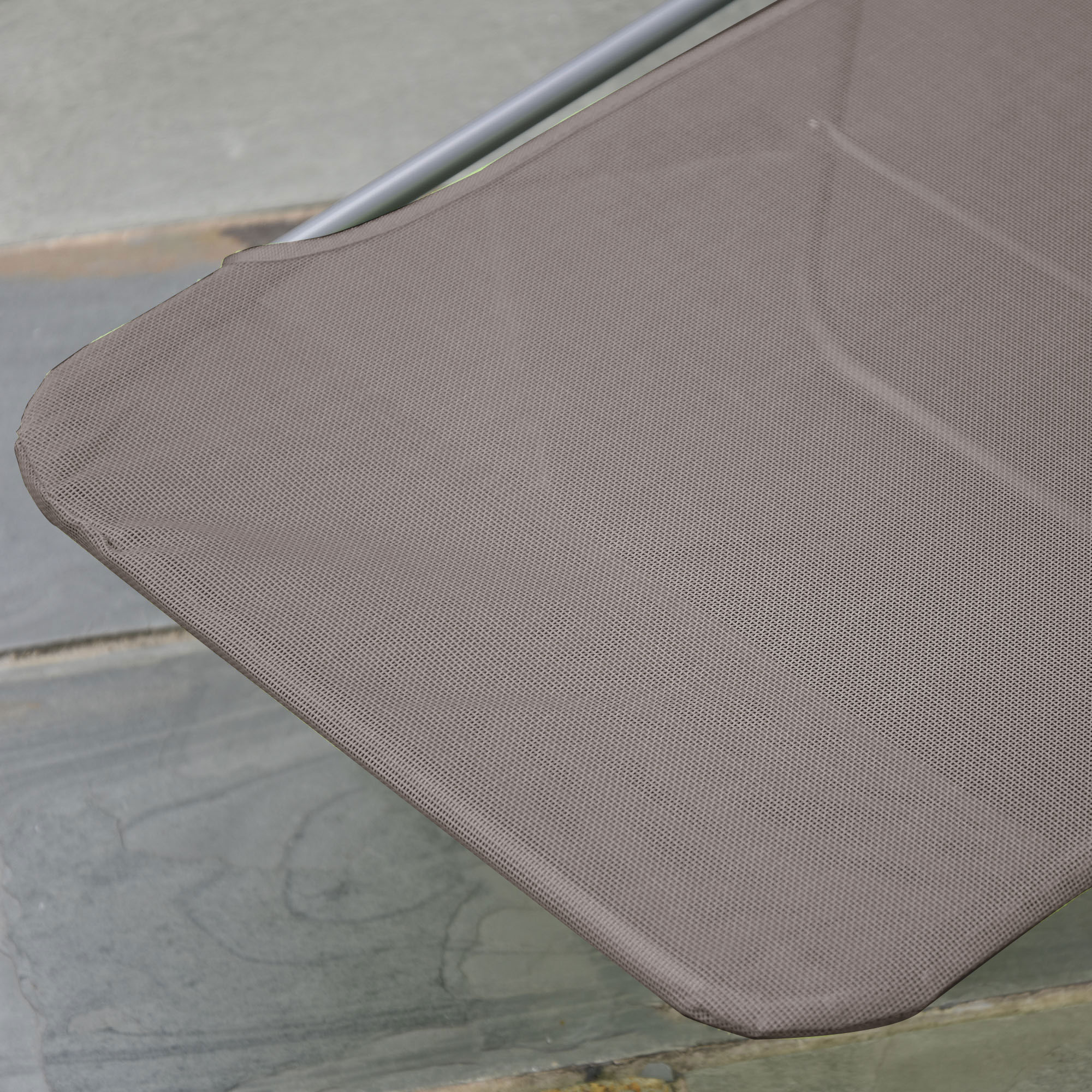 Sonnenliege klappbar Gartenliege mit Kopfkissen Liegestuhl verstellbar mit 5-Fach Campingliege bis 120kg belastbar für Garten, Balkon und Pool geeignet, 4 Farben(Braun)