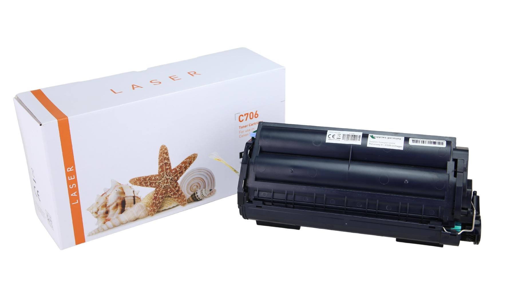 706 alternativ Toner schwarz für Canon / MF 6530/6580 / 5.000 Seiten