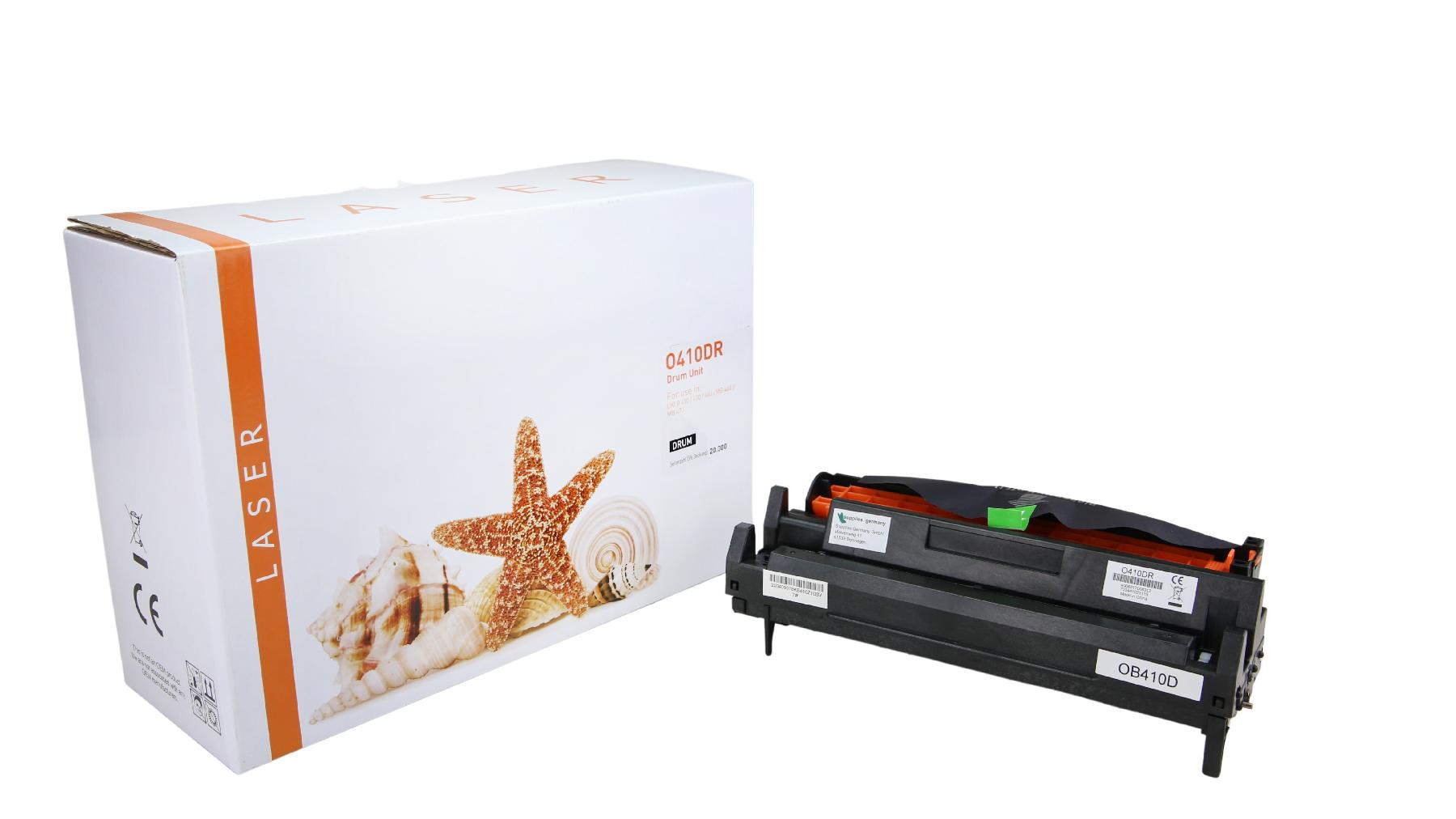 B410DR alternativ Trommel black für OKI / 43979002 / 20.000 Seiten