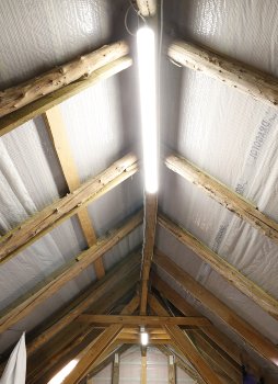 Wand-& Deckenleuchte "HP-63" IP65, 150cm, 56W, 4000k, neutralweiß, 6600 Lumen