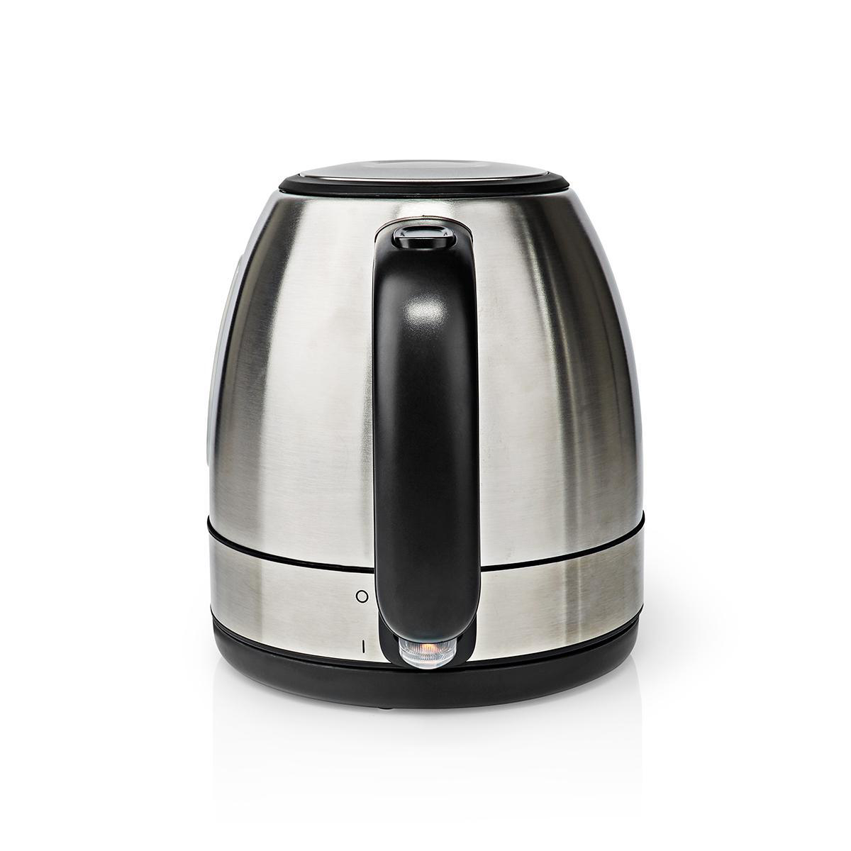 Wasserkocher | 1.0 l | Edelstahl | Aluminium | Um 360 Grad drehbar | Verdecktes Heizelement | Strix Controller | Boil-dry protection