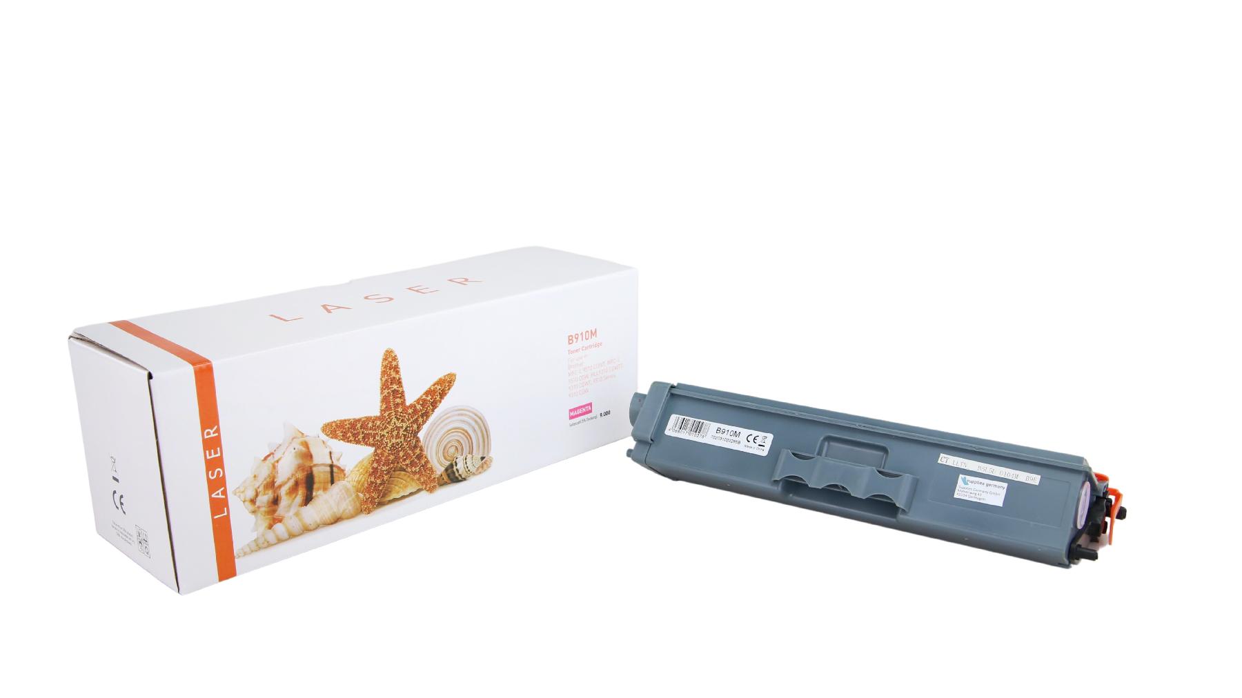 TN910M alternativ Toner Magenta für Brother / TN910M / 9.000 Seiten