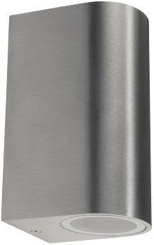 Außen-Wandleuchte "CTW-2", für 2x GU10, IP44, Edelstahl poliert Außen-Wandleuchte "CTW-2", für 2x GU10, IP44, Edelstahl poliert