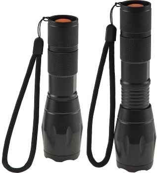 LED-Taschenlampe "CTL10 Zoom" 10W, ØxL 136x37mm, Zoomfunktion, 350 Lumen
