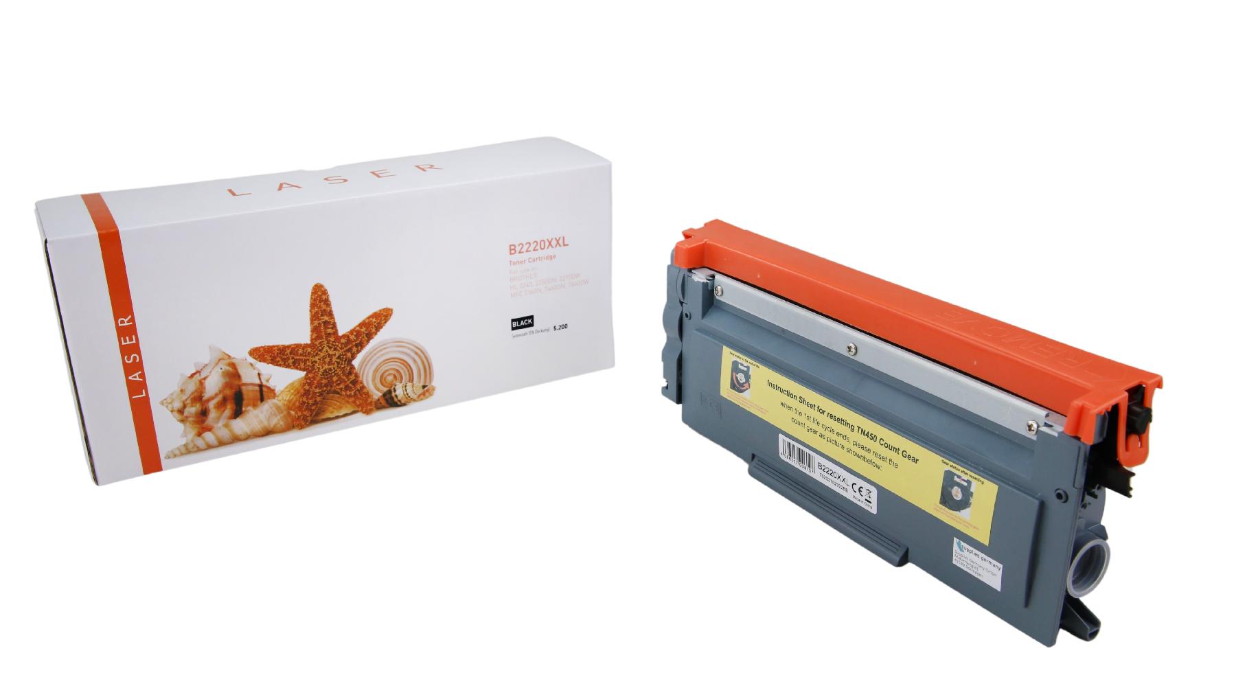 TN2220XXL alternativ Toner schwarz für Brother  / TN2220XXL / 5.200 Seiten