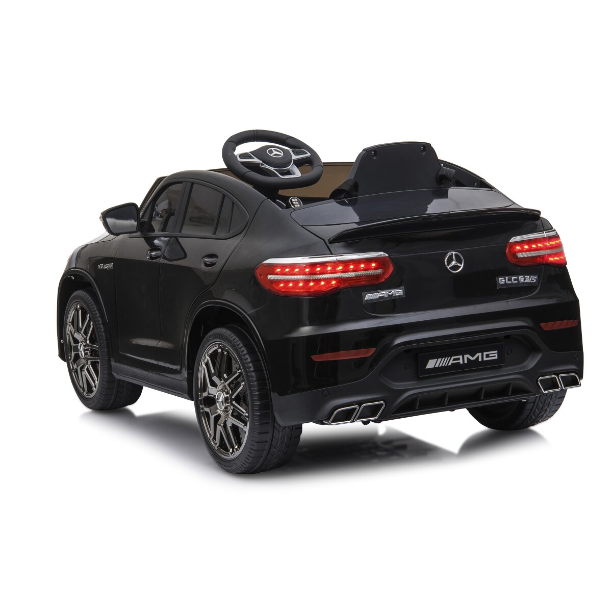 Kinderfahrzeug Mercedes-AMG GLC 63 S Coupé schwarz