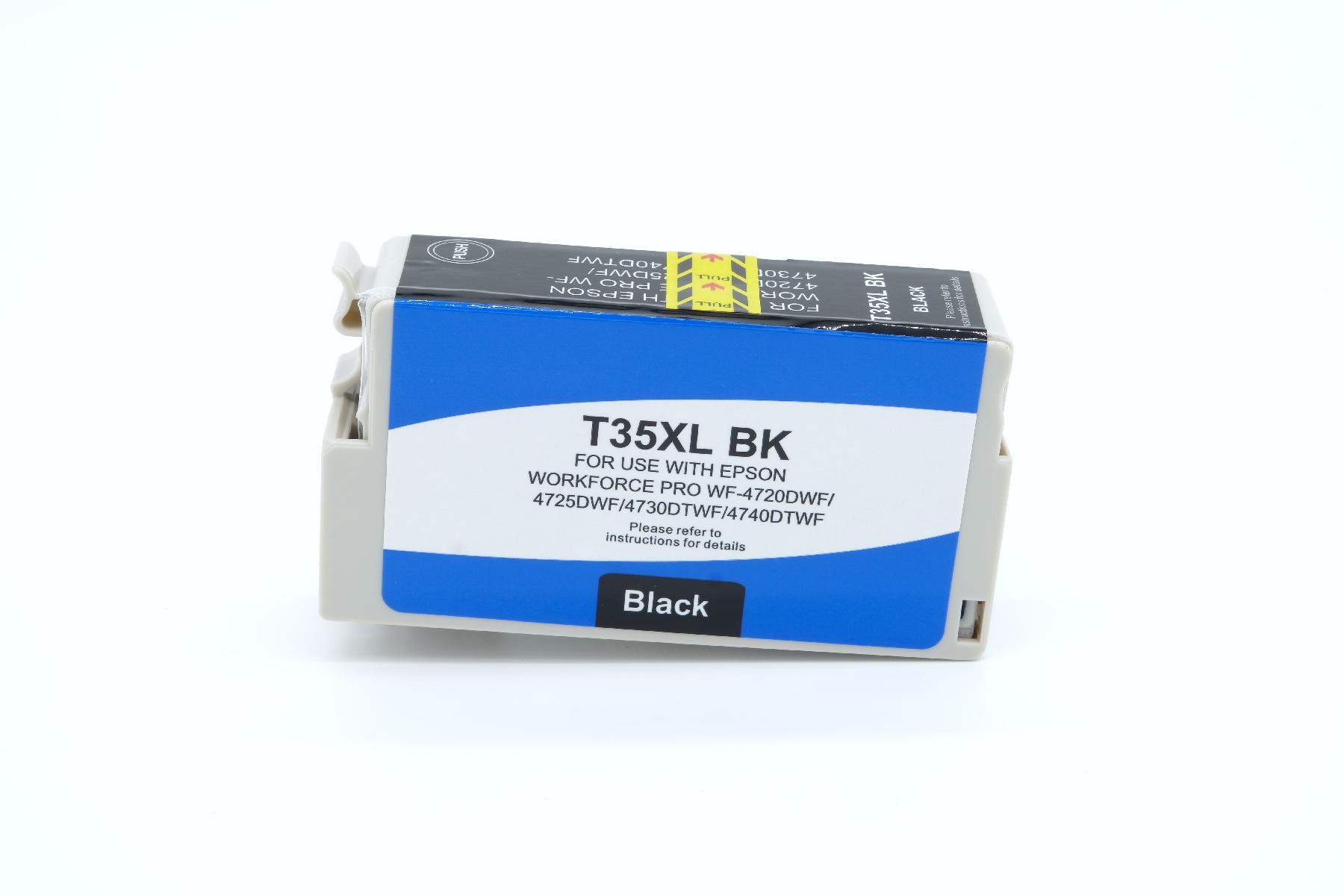 T35XLschwarz alternativ Tinte schwarz für Epson / C13T35914010 / 2.600 Seiten