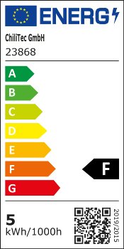 LED Leuchtmittel GX53 "XH 50" warmweiß, 5W, 431lm, Ø75x25mm, 120°, 3000k