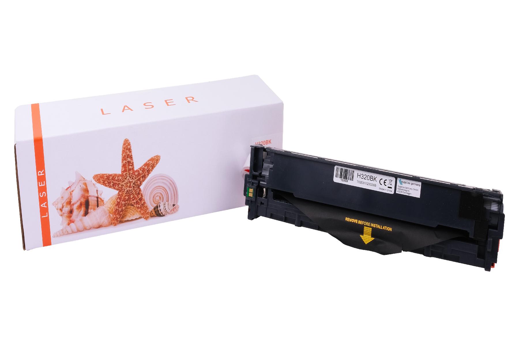 CE320schwarz alternativ Toner schwarz für HP / CE320A / 128A / 2.000 Seiten