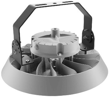 schwenkbarer Befestigungsbügel, für Hallenstrahler 23751 + 23752