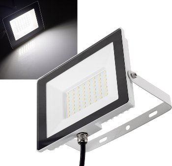 LED-Fluter "CTF-SLW 50", IP65, 50W, 4098lm, 4000K neutralweiß LED-Fluter "CTF-SLW 50", IP65, 50W, 4098lm, 4000K neutralweiß