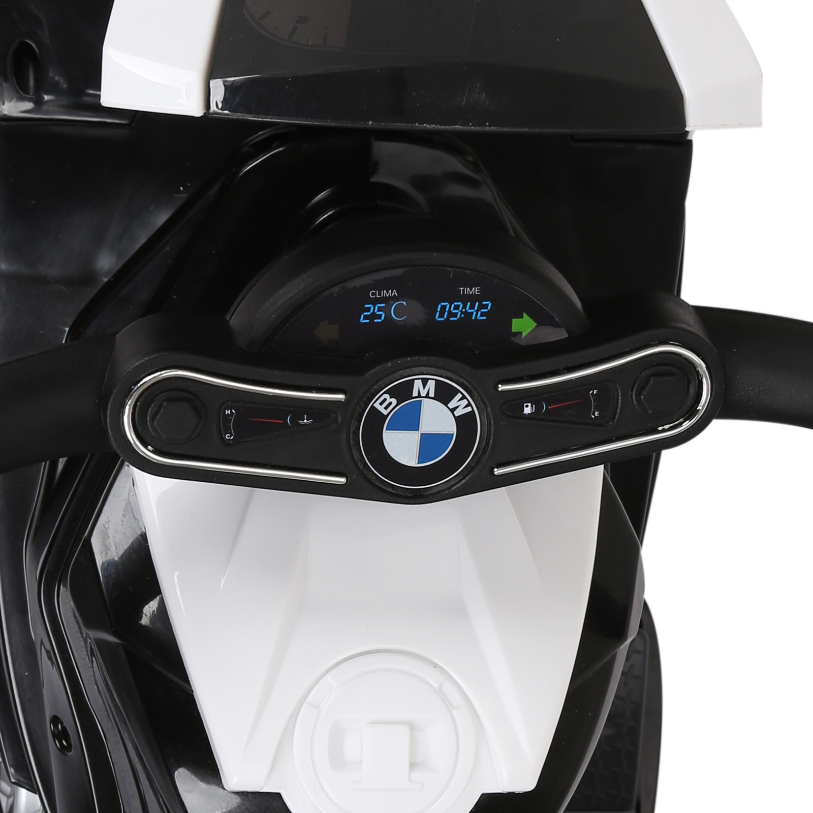 Elektro Kindermotorrad BMW S1000RR Elektromotorrad mit Musik, Scheinwerfer, Kinder Elektro Motorrad für Kinder von 18-36 Monaten Schwarz