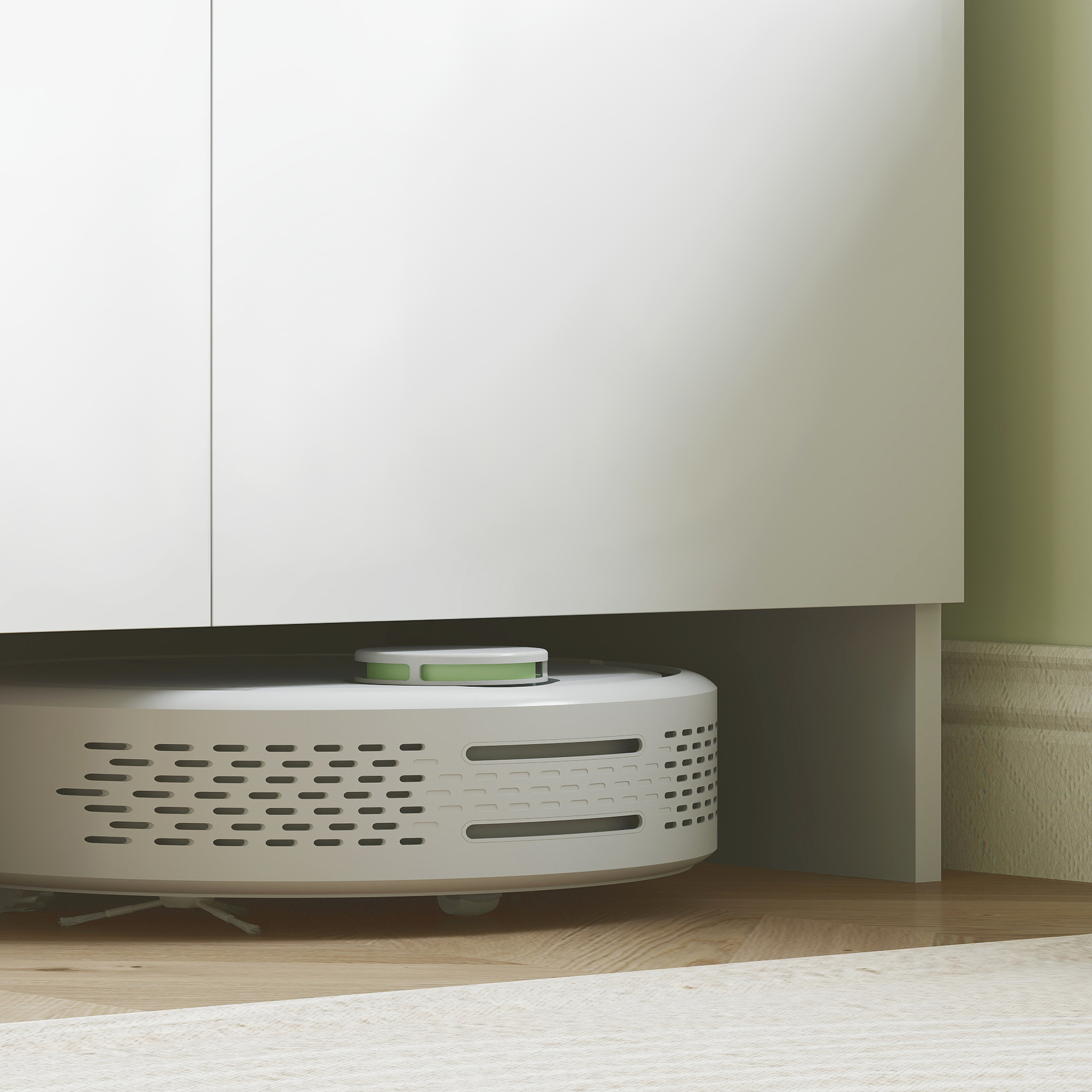 Küchenschrank, Vorratsschrank für Küche, Wohnzimmer, Esszimmer, Schränke, Regale, Mikrowellenablage, Spanplatte, Weiß