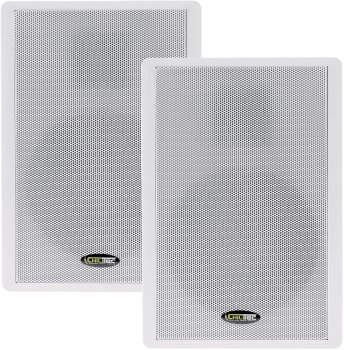 Flatpanel-Lautsprecher, 40W, weiß, Surround, 4 Ohm, 86dB, 2-Wege, Paar