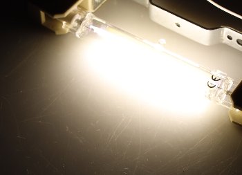 LED Strahler 8W R7s "RS118 COB8", 360°, 4200k, 950lm, 118mm, neutralweiß
