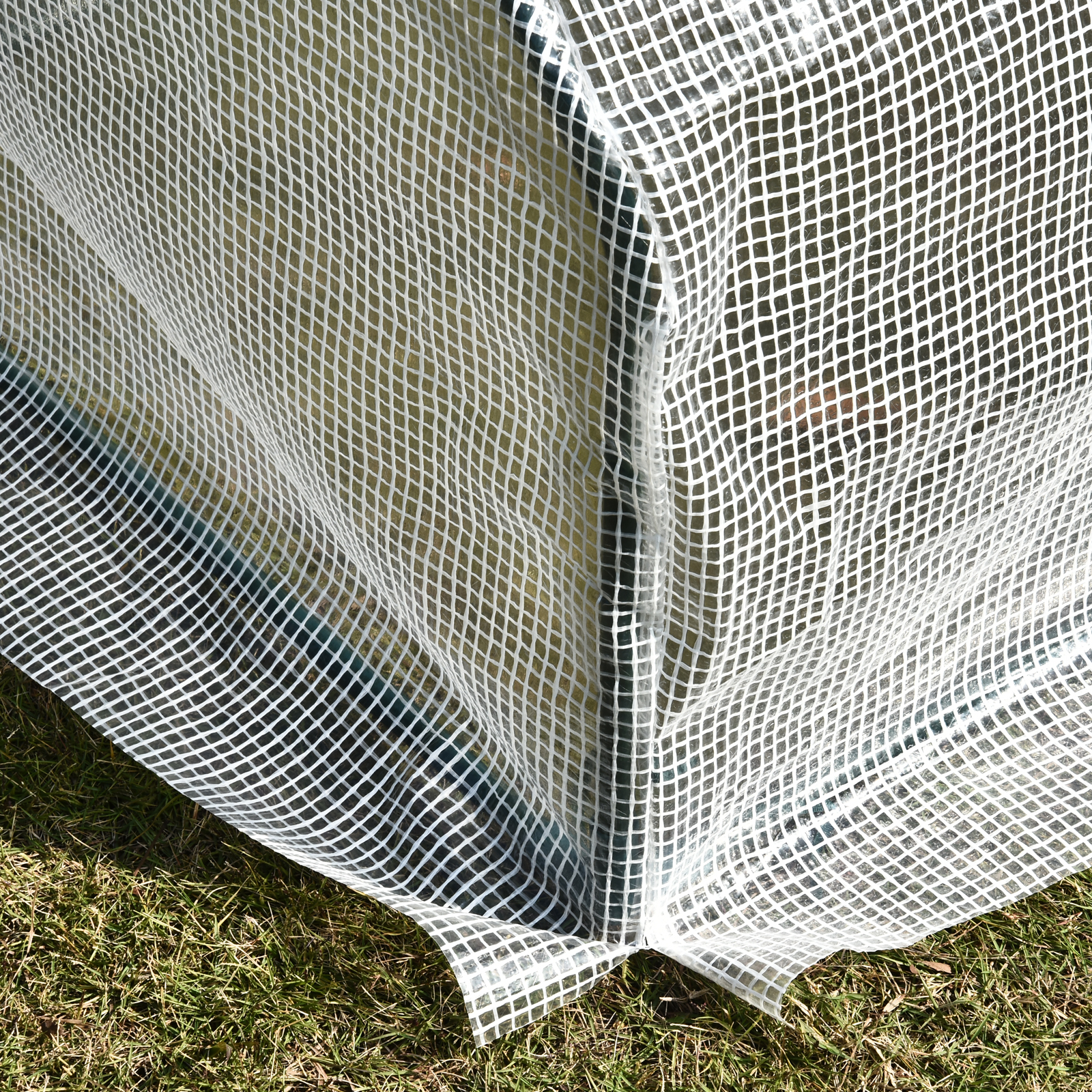 Mini Gewächshaus, wetterbeständig, leicht zu transportieren, 99 cm x 71 cm x 60 cm, Folientunnel, Grün