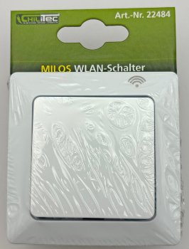 MILOS WiFi Schalter, Android + iOS- App,Alexa/Google tauglich