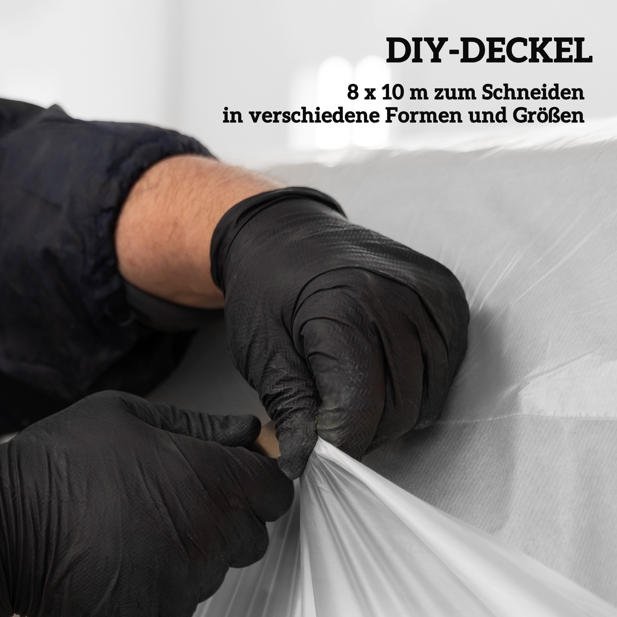 Gewächshausabdeckung aus Kunststoff, Plane zum Abdecken von Pflanzen, UV-beständig, Wasserfest, 8 x 10 m