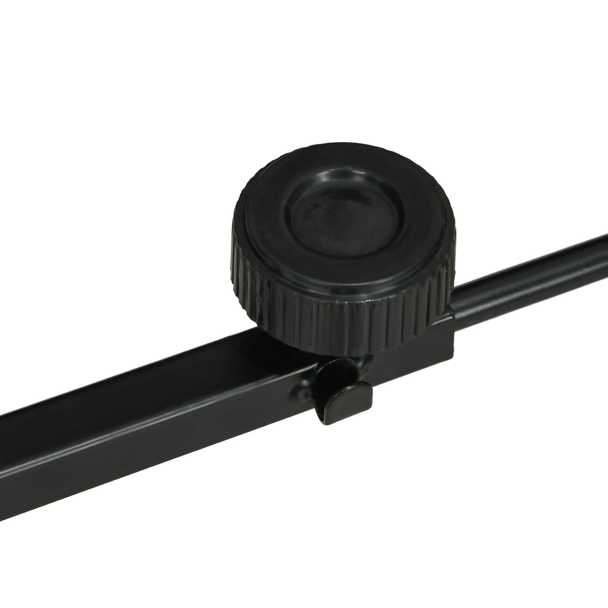 Wärmelampenständer für Terrarrien, höhenverstellbar, 40x15x95cm, Schwarz