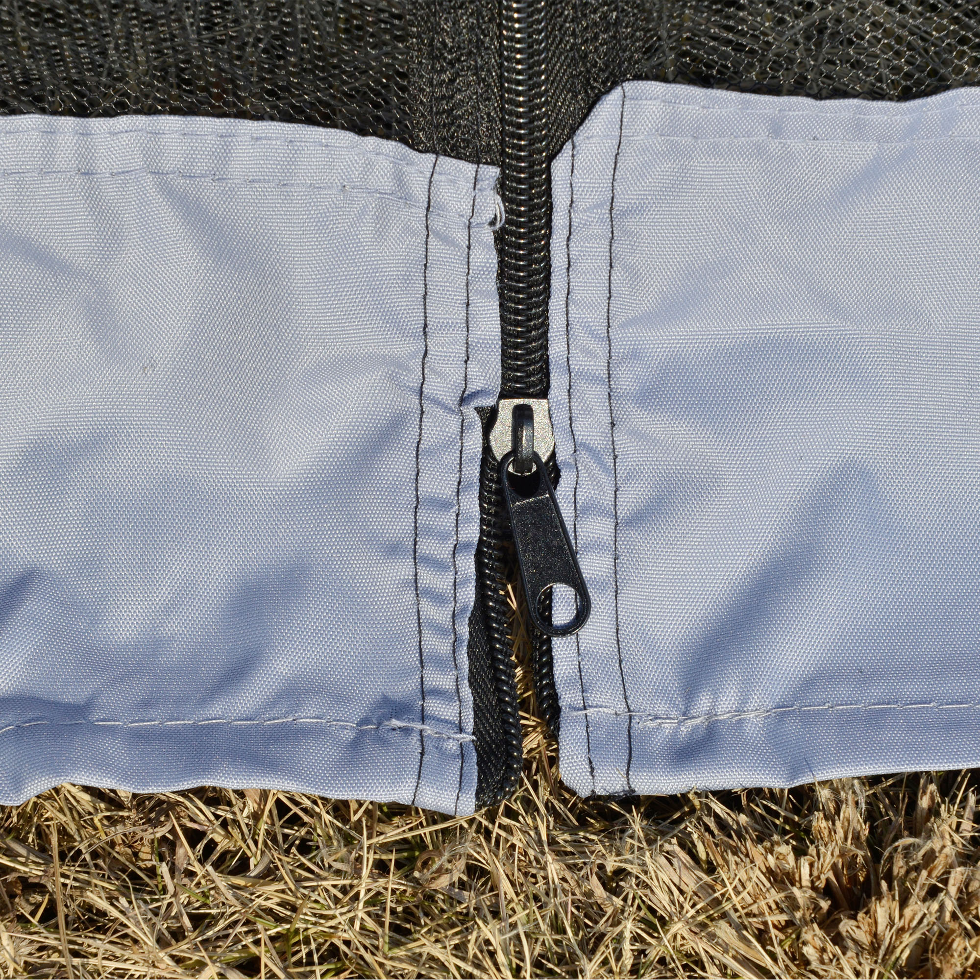 Gartenpavillon Pavillon Festzelt Partyzelt wetterfest Zelt mit Moskitonetz Metall + Polyester Grau 3 x 3 m