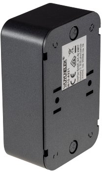 FASKO Doppel-Steckdose, AP, Anthrazit, 250V~/ 16A, Aufputz, Schraubanschluss