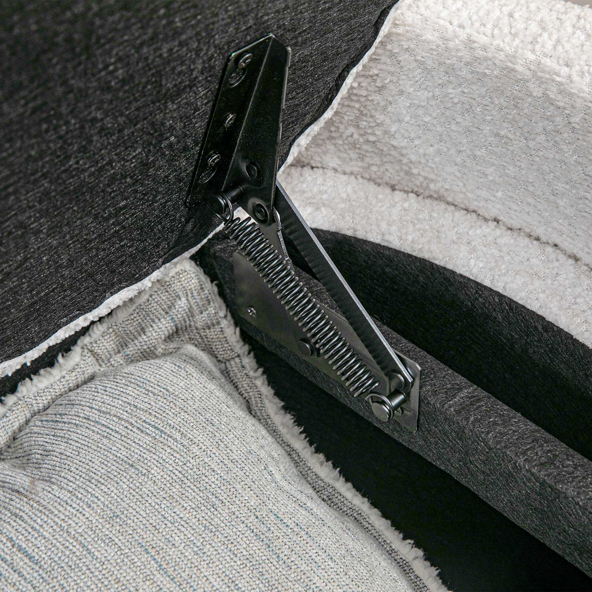 Sitzbank mit Stauraum Flurbank Schuhbank, gepolstert,  105 cm x 44 cm x 45,5 cm, Creme/Beige