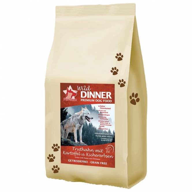 Wild Dinner Truthahn - Getreidefrei - 12 kg Wild Dinner Truthahn - Getreidefrei - 500 g