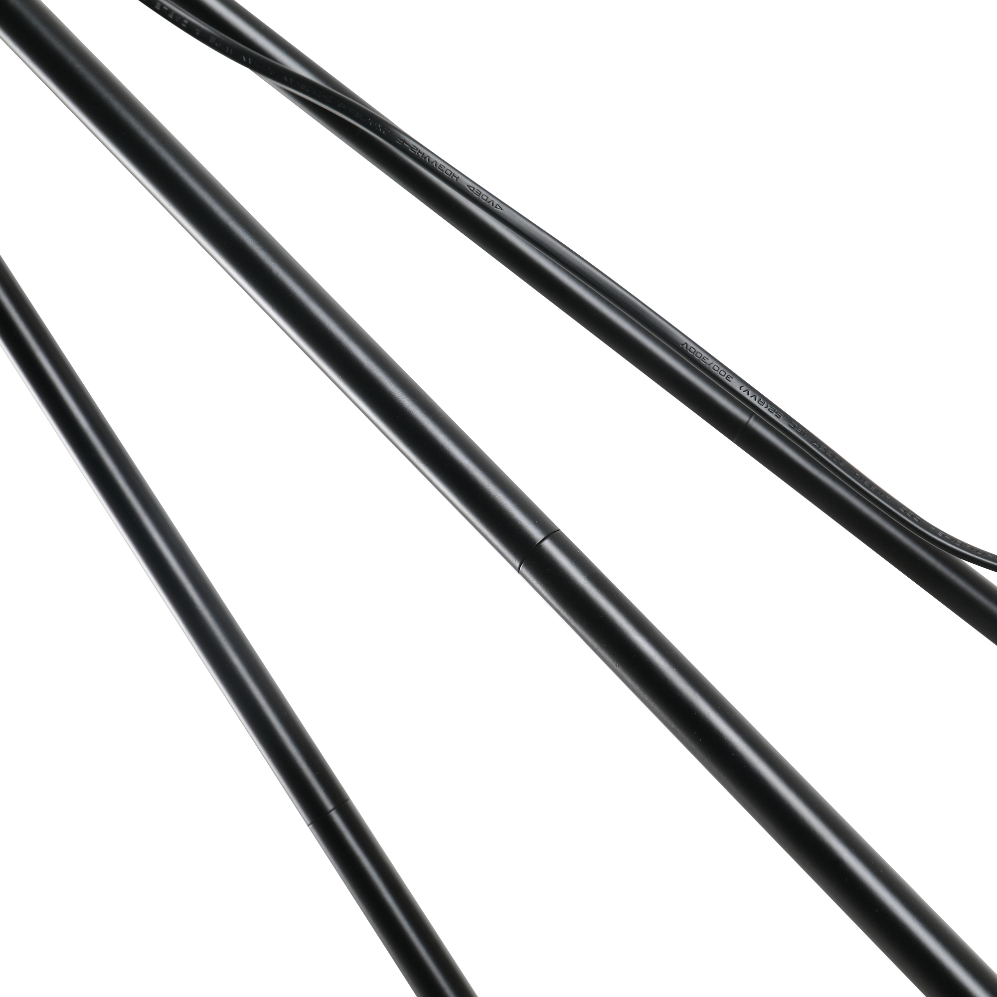 Stehlampe Stehleuchte Standleuchte E27, Stahl+Polyester, 37x37x152cm (Schwarz+Weiß)