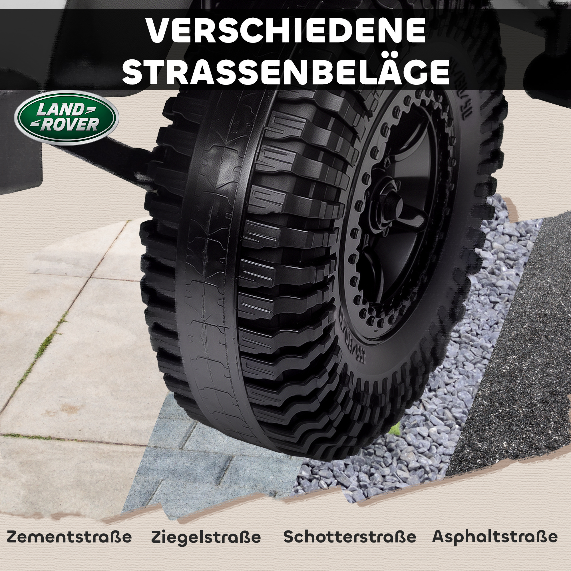 Kinder-Elektroauto, 12V Batterie-Betrieb, Fernbedienung, Musik-Funktion, Hupe, LED-Lichter, Weiß