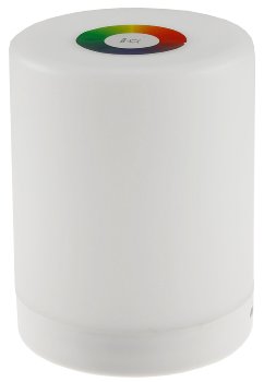 LED Akku-Tischleuchte mit Touch-Funktion, Höhe 113mm, Warmweiß + RGB