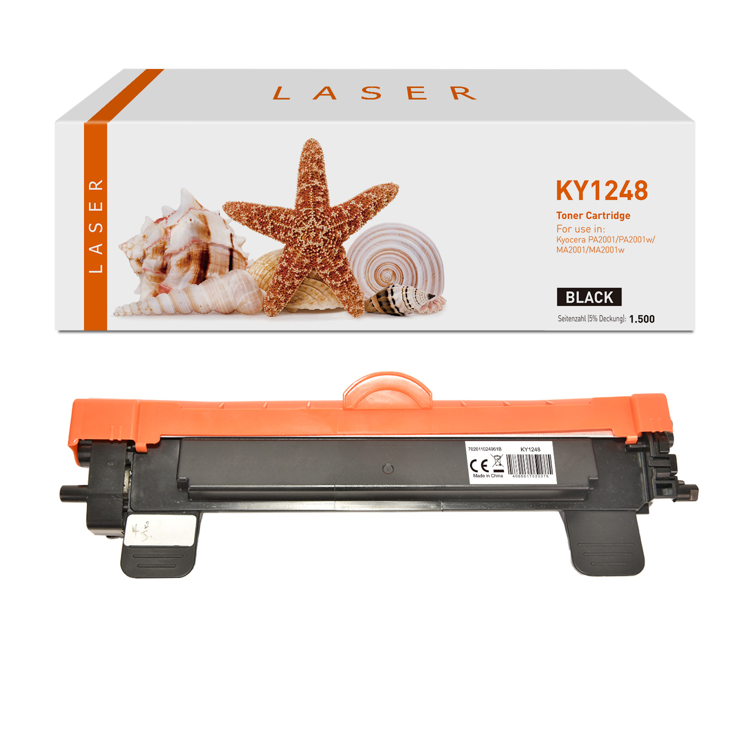 TK1248  alternativ Toner schwarz für Kyocera / 1T02Y80NL0 / 1.500 Seiten