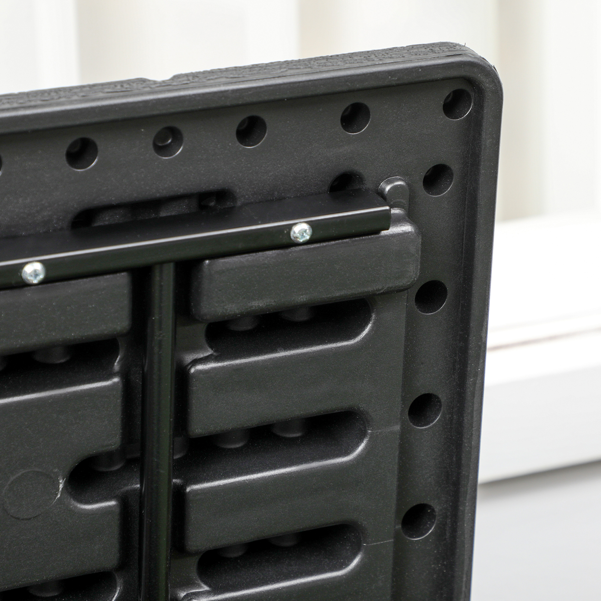 Gartenbox 366 Liter aus Kunststoff doppelwandiger Wasserdicht Kissenbox mit Rollen Griffmulden Holzoptik