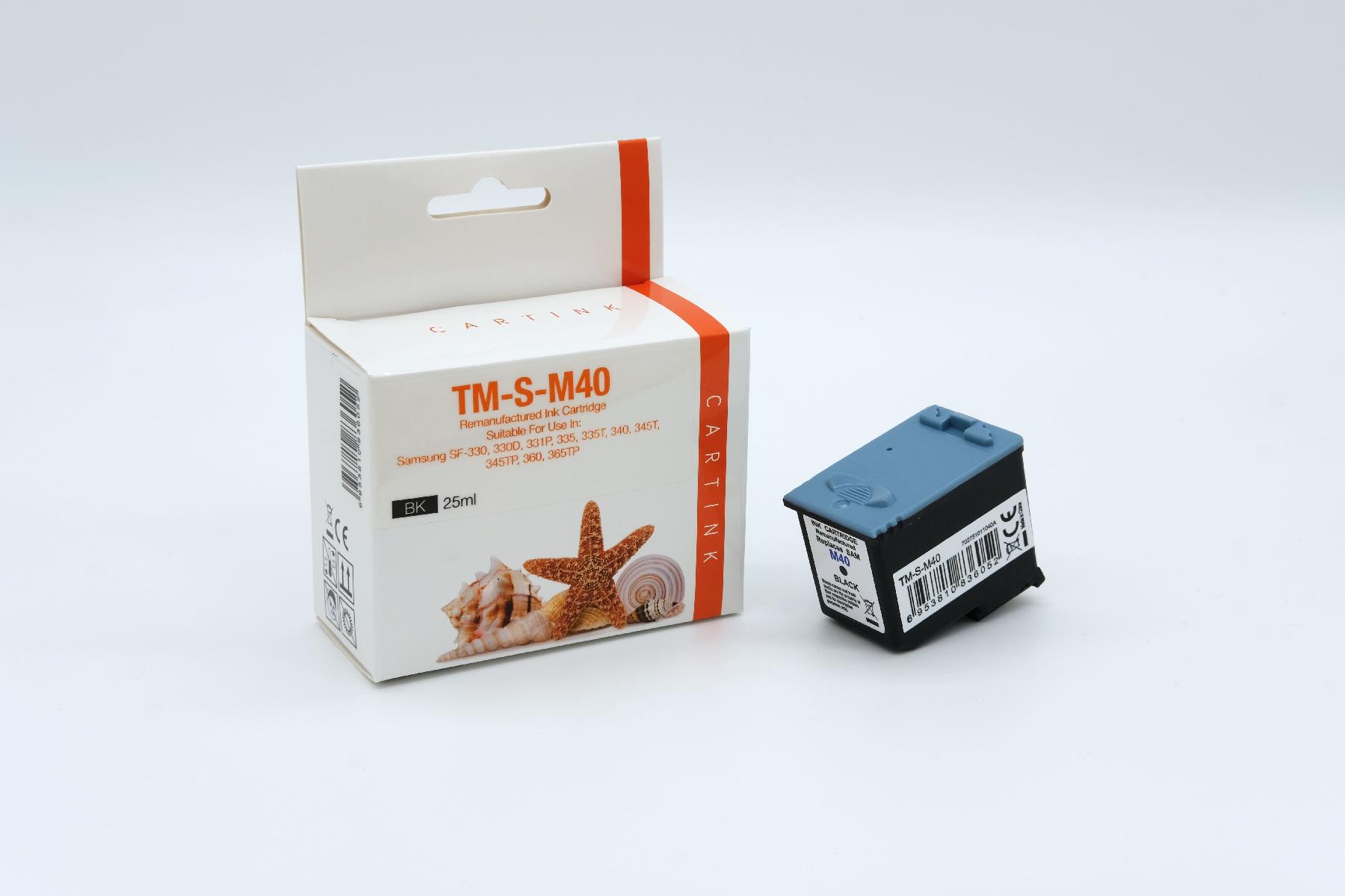 M40 Refill Tinte schwarz für Samsung  / M40 / 25ml