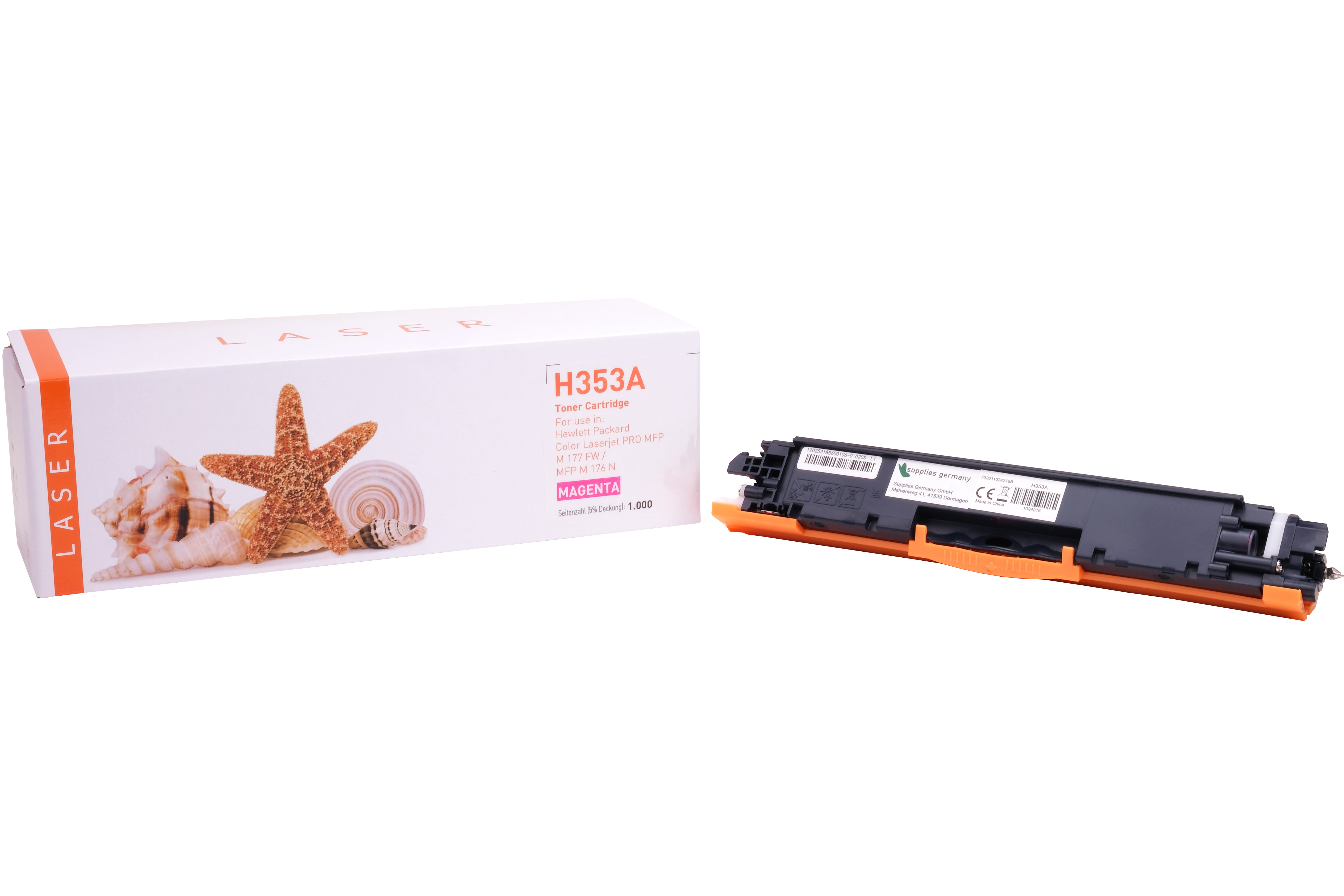 CF353A alternativ Toner Magenta für HP / CF353A / 130A / 1.000 Seiten