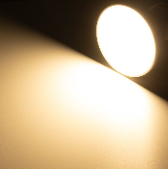 LED Strahler GU10 "W90", 3030k, 825lm, 230V/9W, 100°, warmweiß