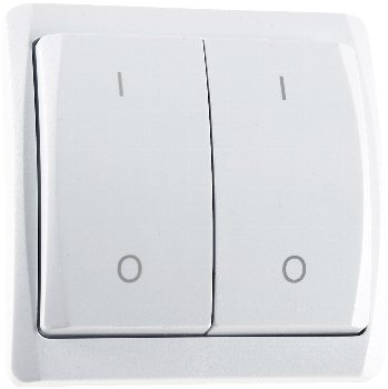 Funk-Wandsender Duo für "Pilota Casa", 433,92MHz, max. 70m, Batterie A23