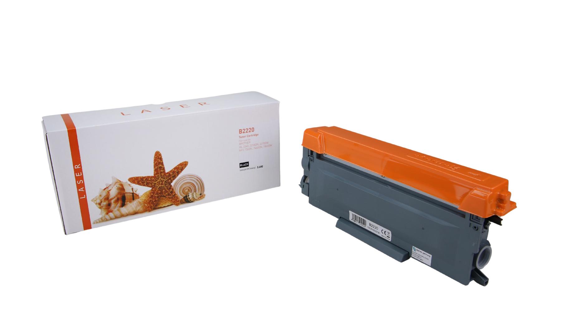 TN2220 alternativ Toner schwarz für Brother  / TN2220 / 2.600 Seiten