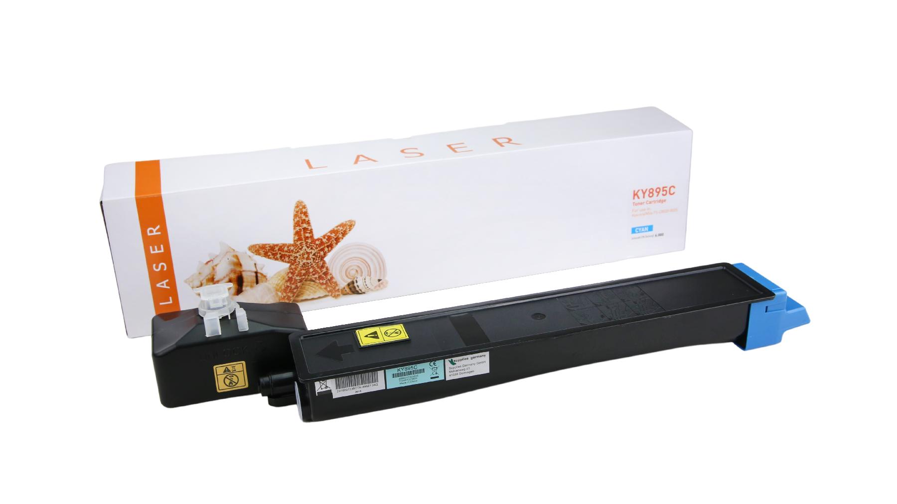 TK895C alternativ Toner Cyan für Kyocera  / TK895C / 6.000 Seiten