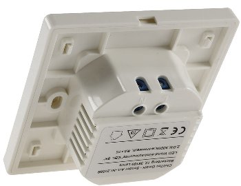 LED Wand-Einbauleuchte "EBL 86 PIR", 1,8W, 3000k, warmweiß, Rahmen cremeweiß