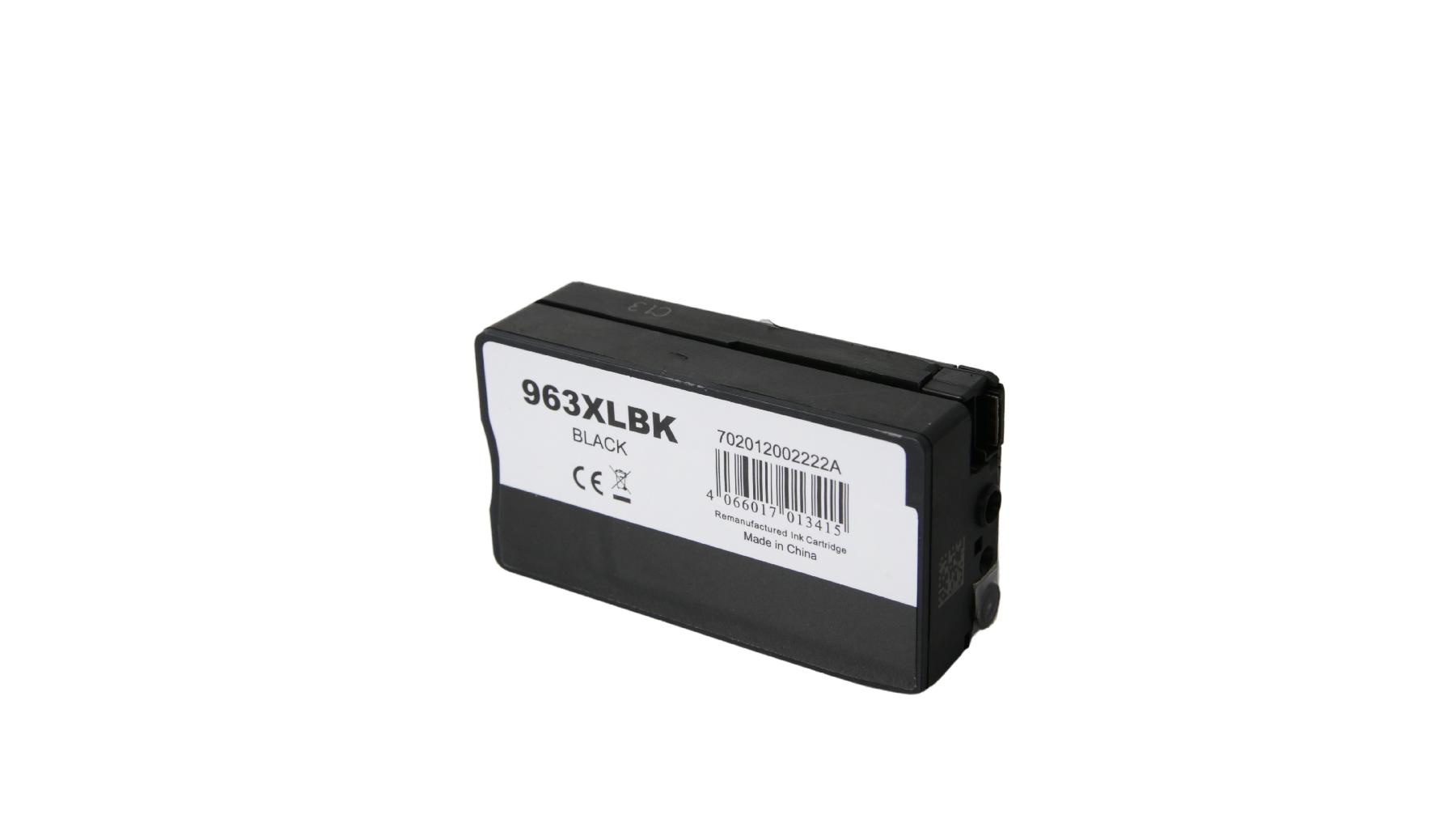 963XLBK alternativ Tinte black für HP / 3JA30AE / 58ml