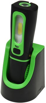 LED Stableuchte mit Akku "FlexiLED 300+", Ladeschale, Magnethalter, 3W, 250lm,IP44