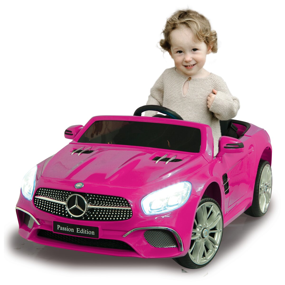 Kinderfahrzeug Mercedes-Benz SL 400 pink