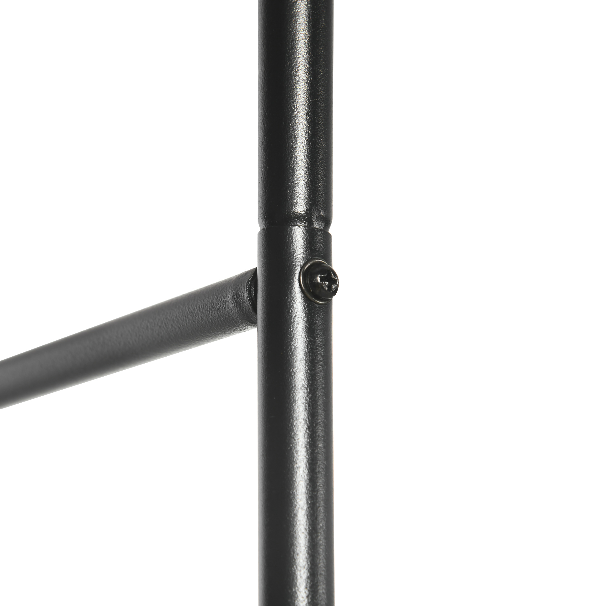 Gartenbogen, Rosenbogen, Rankbogen, Rosenspalier Metall, schwarz, 1,40 x 0,40 x 2,40 m